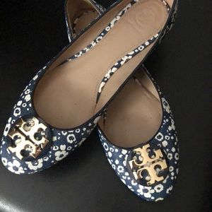 Tory Burch Claire Ballerina Lovers Floral Flat